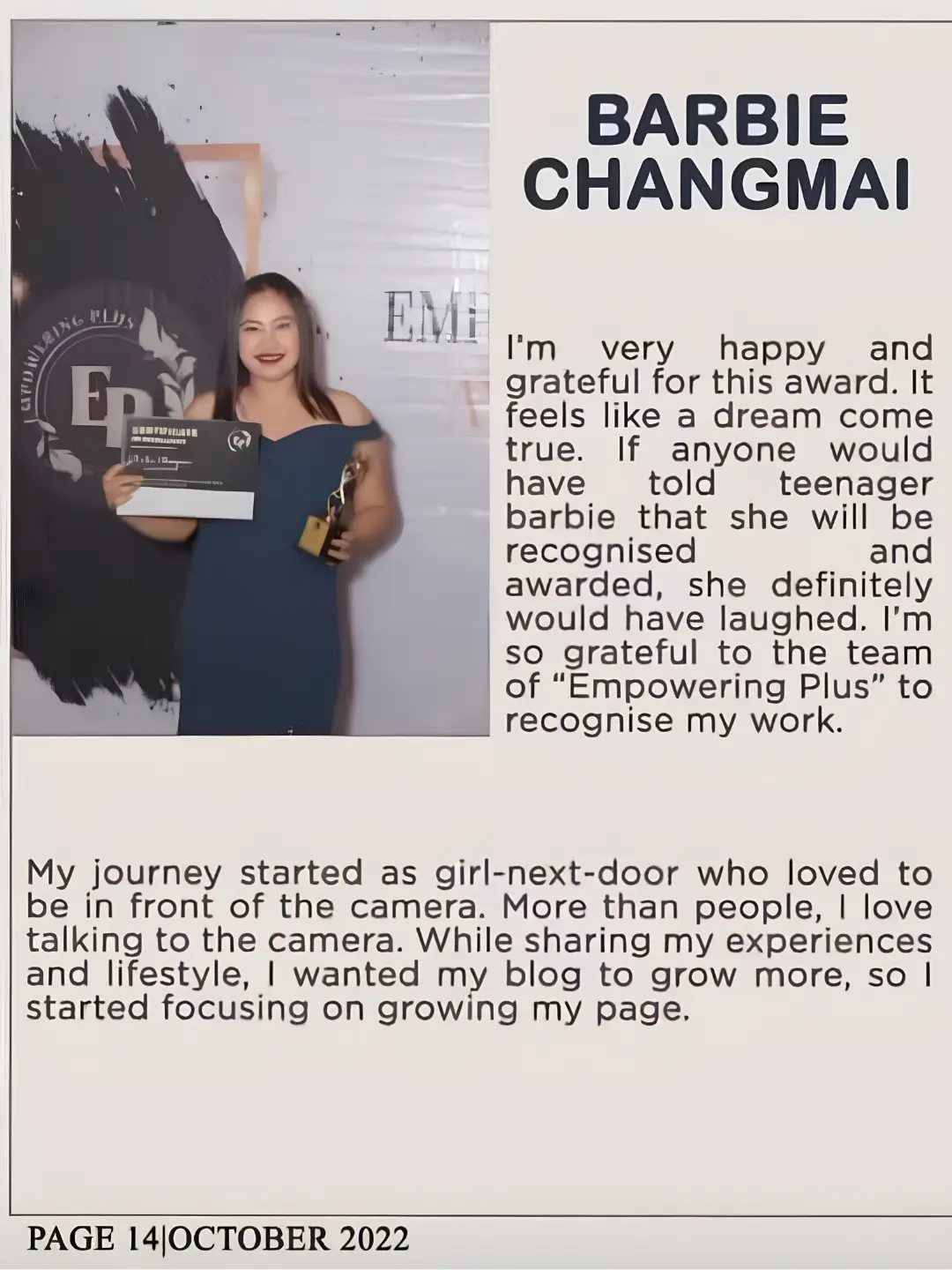 Barbie Media Feature & Press Interview